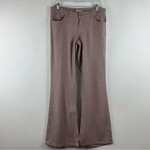 Anthropologie Level 99 Women's Linen Blend Wide Leg Pants